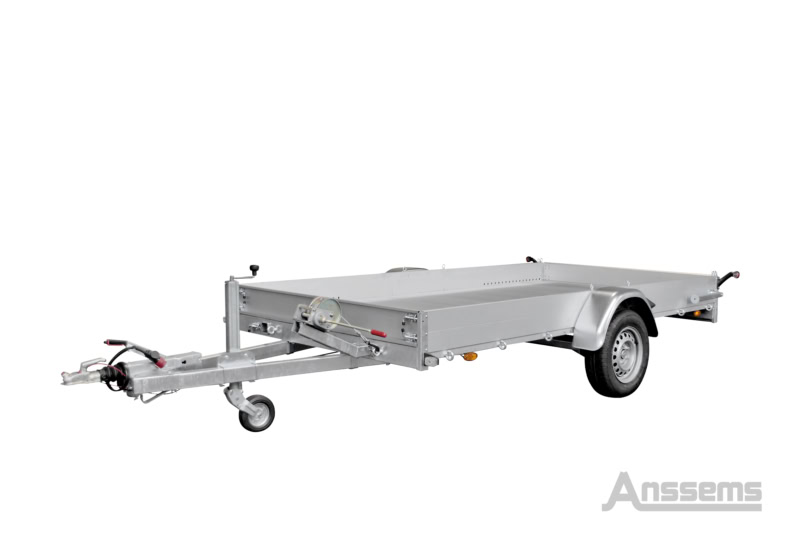 Aanhangwagen voor transport en opslag, ideaal voor zakelijke en particuliere toepassingen.