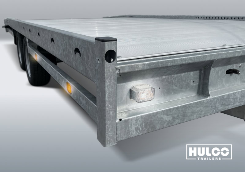 Veetrailer voor transport en logistiek.