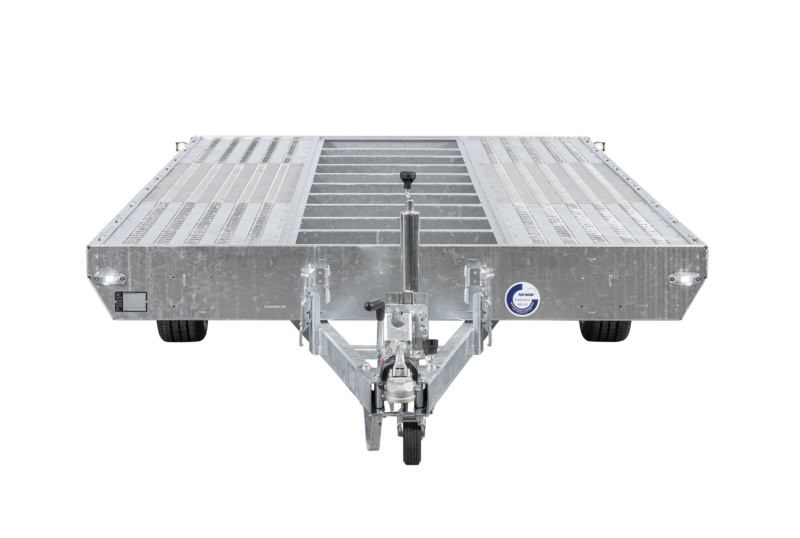 Veetrailer voor aanhangwagen met stevige constructie.