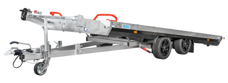 Aanhanger voor vrachtwagen, ideaal voor transport en logistiek.