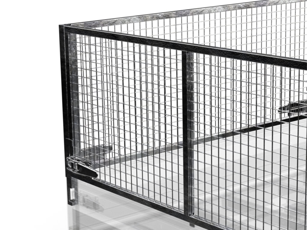 Veiligheidscage voor transport en opslag, geschikt voor diverse toepassingen.