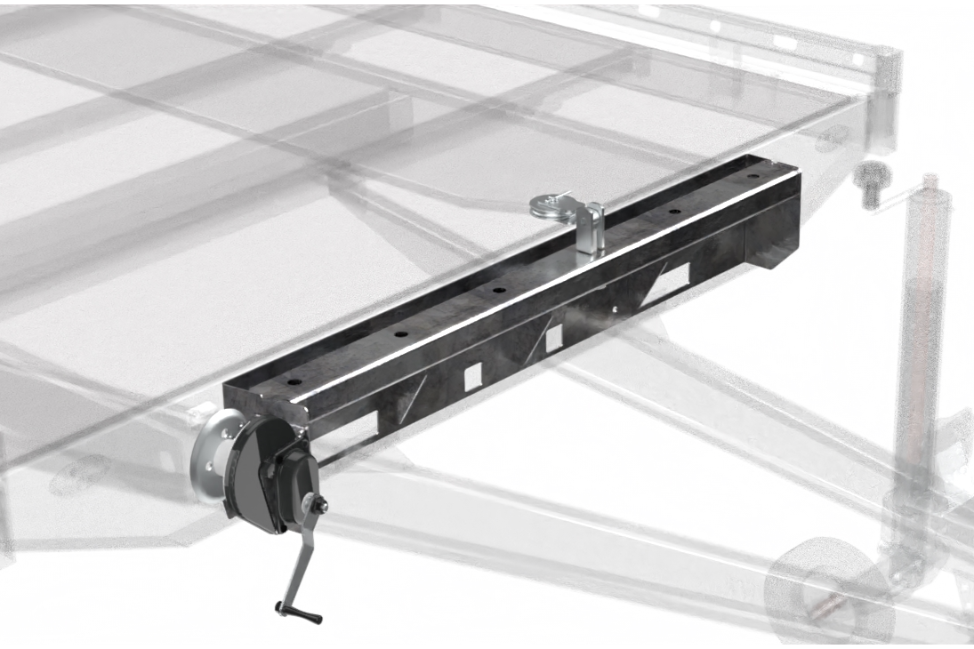 Verstelbare 6-voudige lier voor hijs- en tilwerkzaamheden.